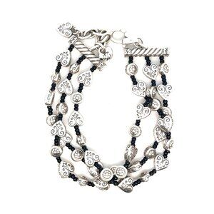 Brighton Circle/Hearts Multistrand Bracelet